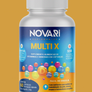MULTI X Novari – Energia, Imunidade e Beleza em Cápsulas- 60 cápsulas/ 01 cápsula ao dia